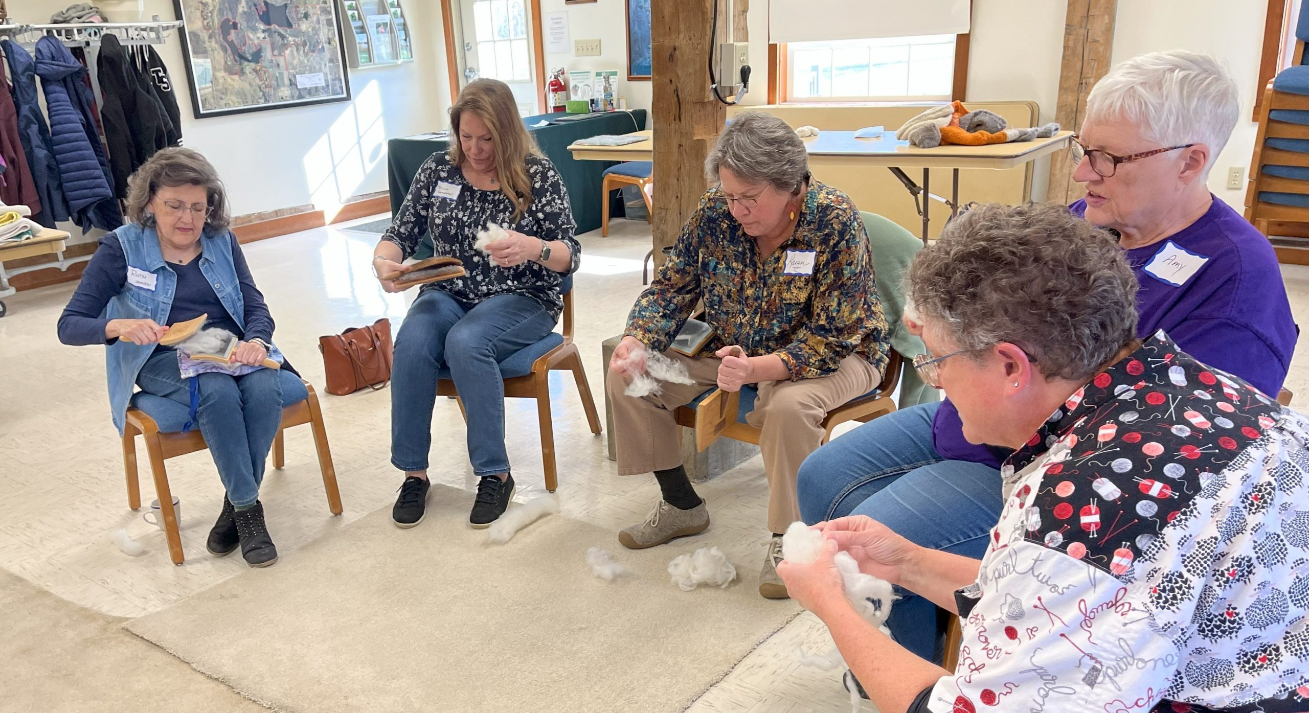 Wool Spinning - Volunteers