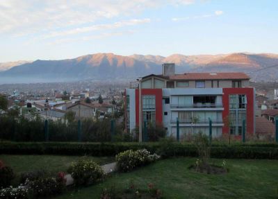 Early morning outside Cusco city.