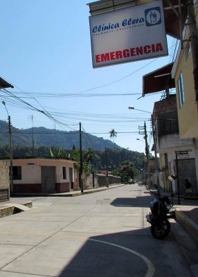 The neighborhood around the clinic.