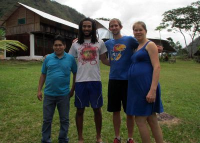 Josh and Michael with the Kimo program directors, Henry Viguria Huaman and Eva Yasauk Krivenchuk.