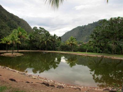 A pond on the retreat side of Kimo.