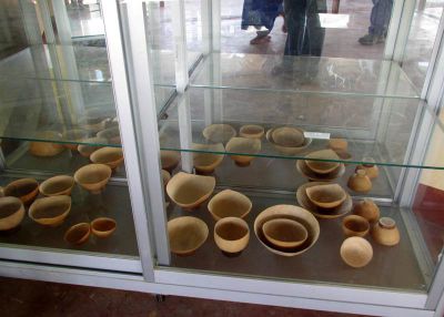 These handmade bowls (for sale) are used in the community for all kinds of food items.