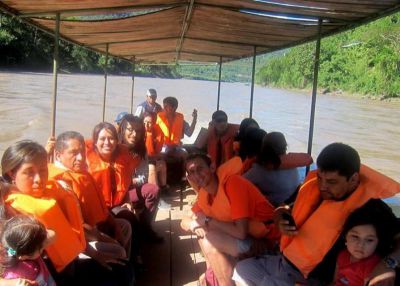 Jess, Michael and Josh on a jungle tour.